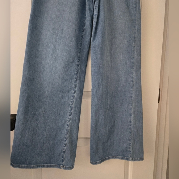 FRAME Le Slim Palazzo High Waist Wide Leg Jean in Integrity Wash Women's Size 29 - Picture 4 of 11